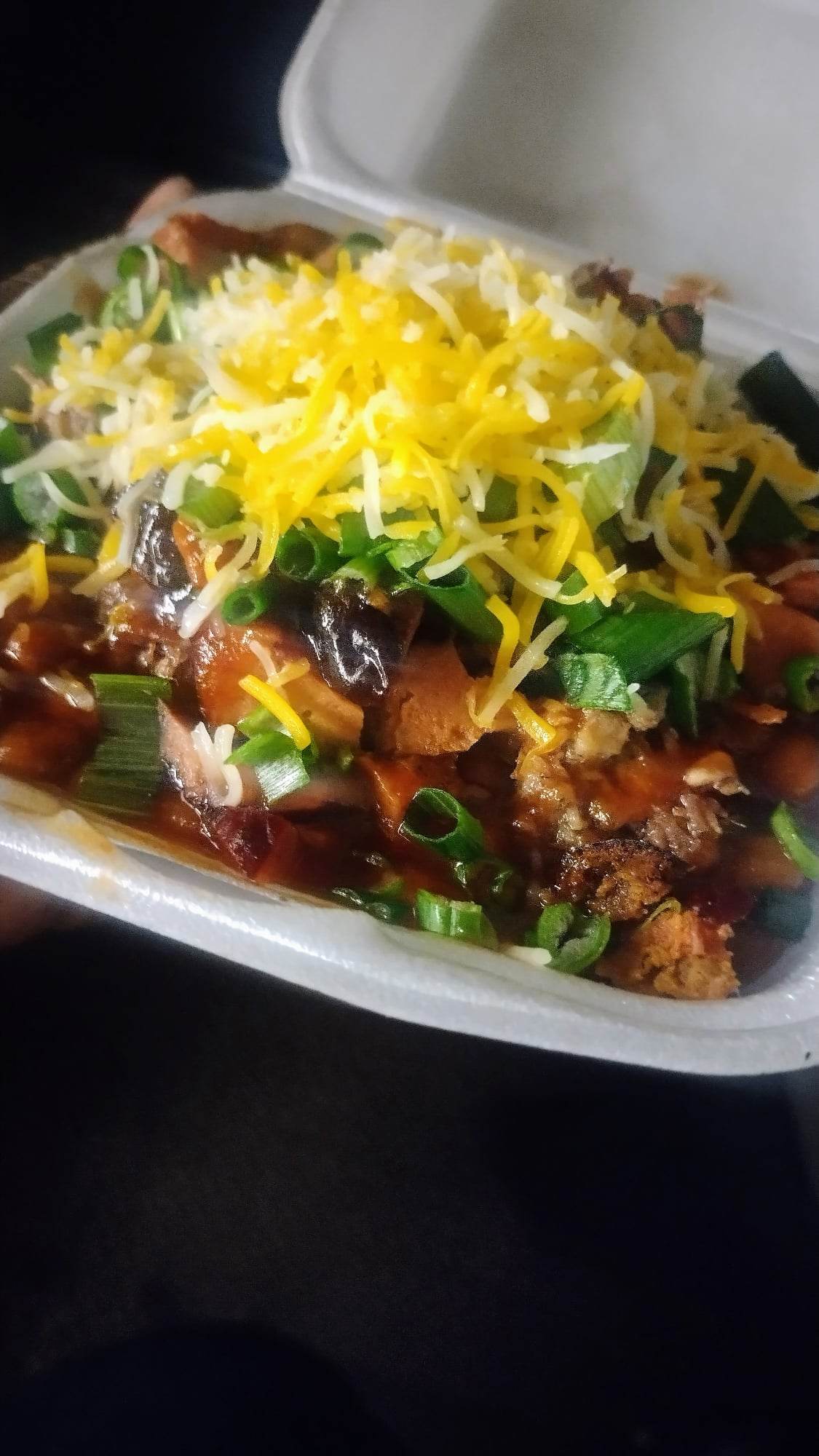 LOADED BBQ BEANS W/ DRINK